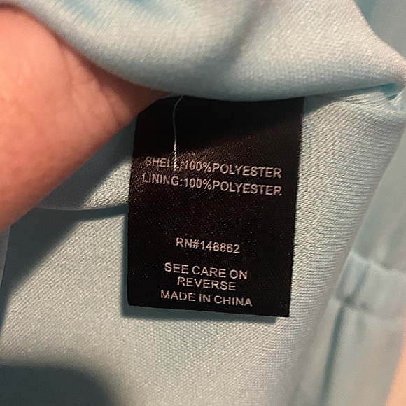 Cinderella Blue Pleated Dress - Picture 3 of 5